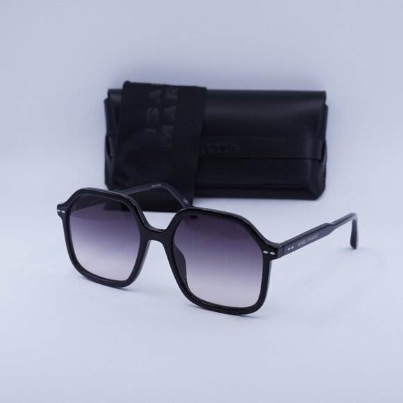 Final Price! Isabel Marant IM 0049/G/S 0807 9O Black/Grey Sunglasses - Picture 1 of 11